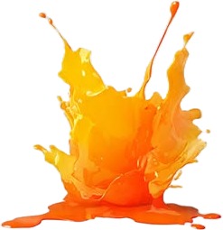 a splash of orange paint on a white background.jpg